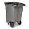 Toter 96 Gal. Graystone Trash Can with Lid and Wheels (2 caster 2 standard) ACC96 - alternate 7
